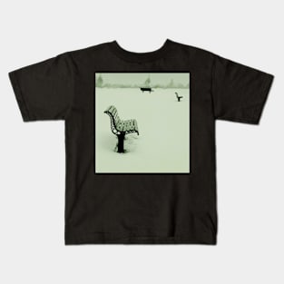 snow bench Kids T-Shirt